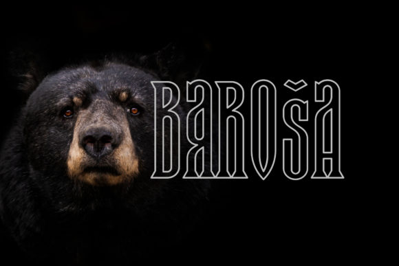 Baroša: A 3D Display Font for Bold Branding