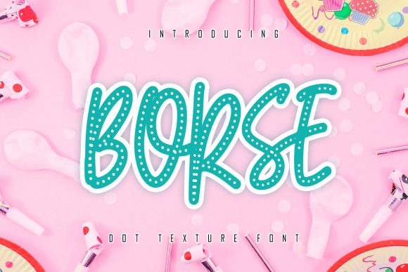 Borse: A Playful Display Font for Handmade Creations