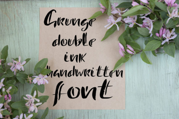 Double Ink: A Stylish Display Font for Crafters and Creators