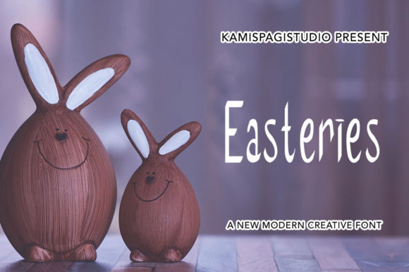 Easteries: A Modern Display Font for Creative Branding
