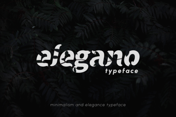 Elegano: A Modern Display Font for Editorial Design