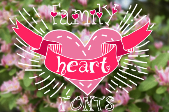Family Heart: A Modern Display Font for Bold Campaigns