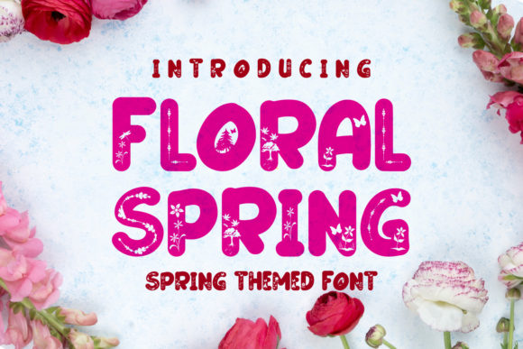 Floral Spring: A Jolly Display Font for Web Design