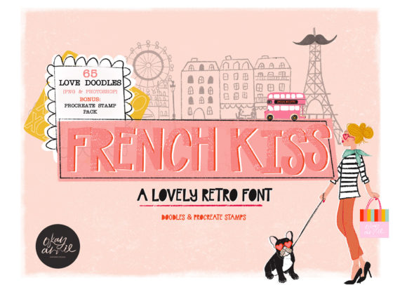 French Kiss Font for Branding Projects