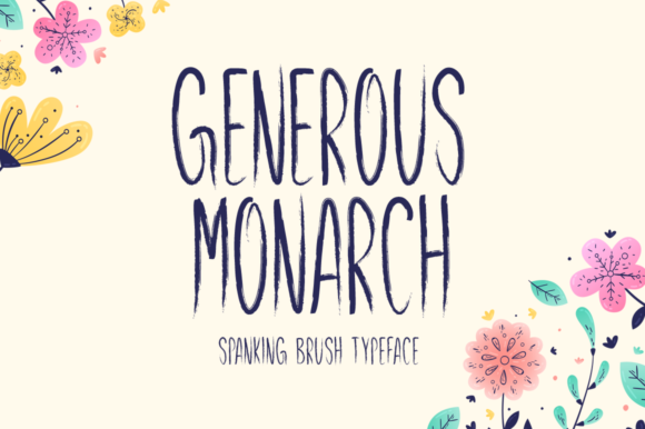 Generous Monarch: A Unique Display Font for Editorial Projects