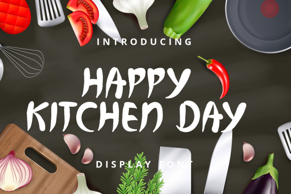 Happy Kitchen Day Font for Professional Branding