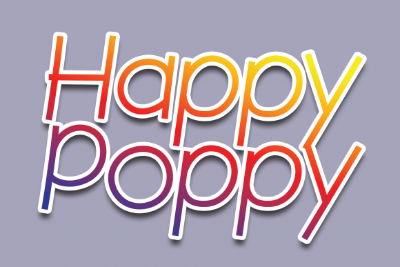 Happy Poppy: A Friendly Display Font for Modern Editorial Design