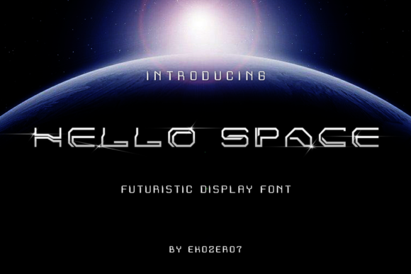 Hello Space: A Futuristic Font for Modern Branding