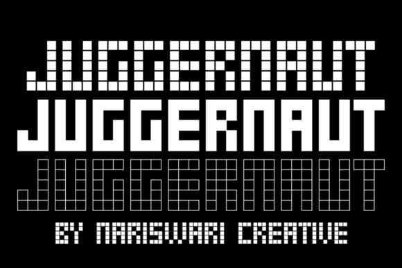 Juggernaut: A Bold Display Font for Editorial Design