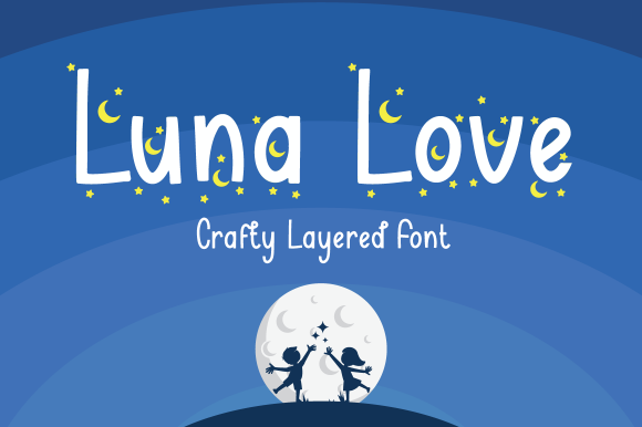 Luna Love: A Whimsical Display Font for Editorial Projects