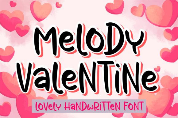 Melody Valentine Font for Handmade Creations