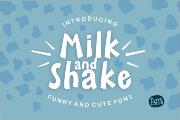 Milk and Shake Display Font Review for Web Design