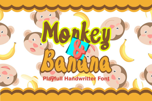 Monkey and Banana Font for Editorial Design