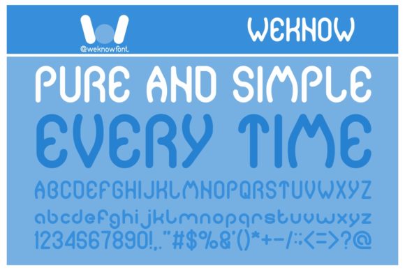 Pure and Simple Every Time Font for Campaign Clarity
