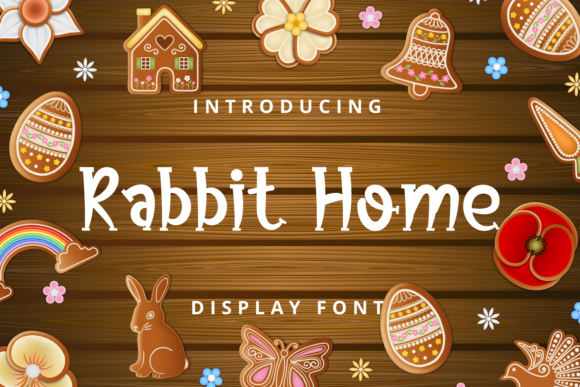 Rabbit Home Font for Handmade Creations