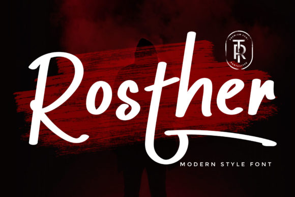 Rosther: A Charming Display Font for Editorial Design