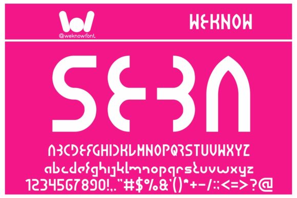 Seba: A Modern Display Font for Editorial Design