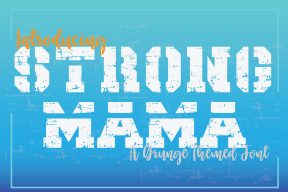 Strong Mama Display Font for Web Design