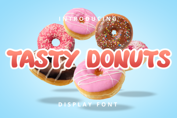 Tasty Donuts Font for Editorial Design