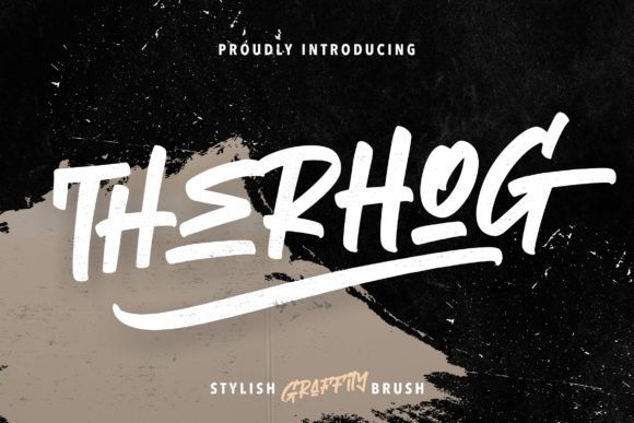 Therhog: A Stylish Display Font for Web Design