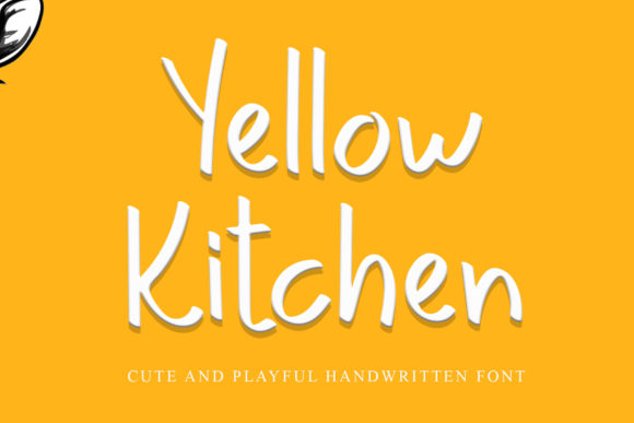 Yellow Kitchen Font for Modern Campaign Design